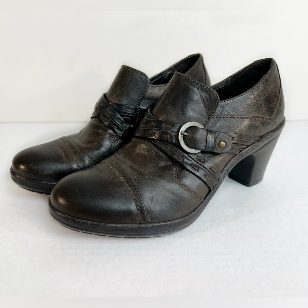Josef Seibel Vivien Brasil Brown Leather Ankle Bootie Women’s Size 6
